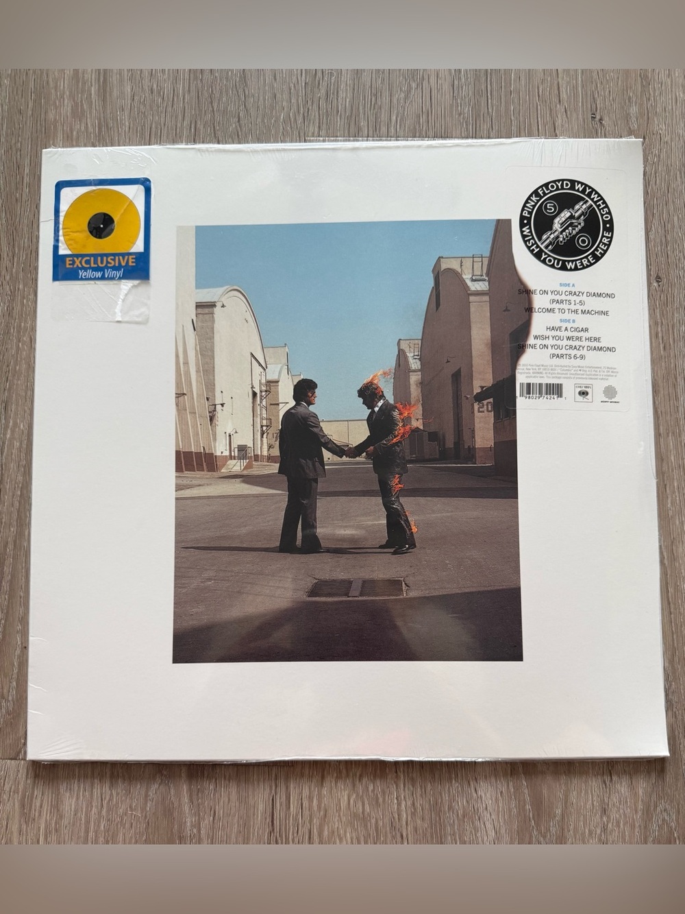 Pink Floyd / Yellow Flame Vinyl - Wish You Were Here